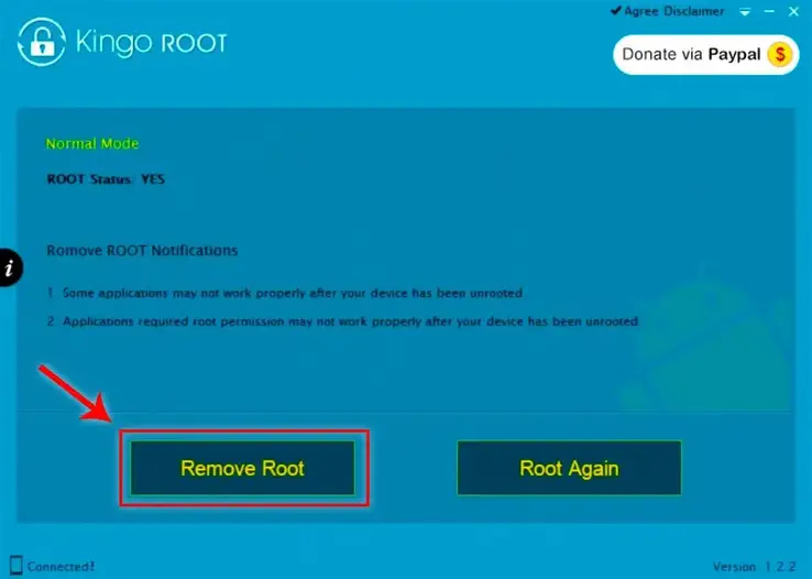 Unroot Samsung galaxy a21 with Kingoroot PC