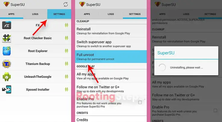 Unroot With SuperSU in Samsung Galaxy A21