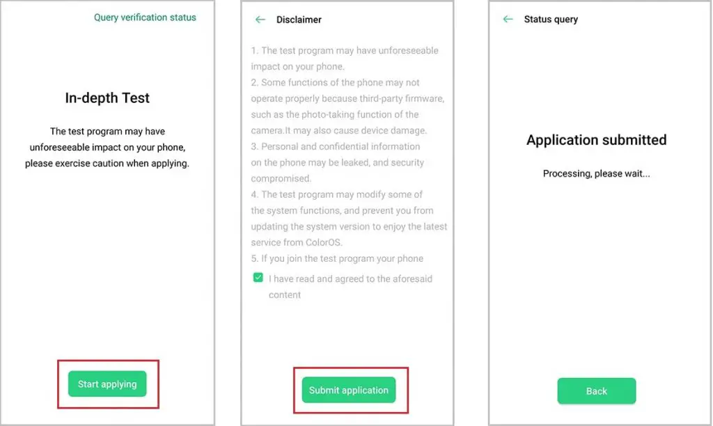 Apply For Application to Unlock Bootloader