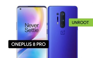 Unroot OnePlus 8 Pro