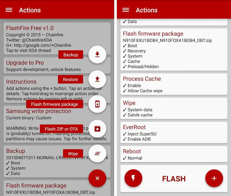 Full ROM Backup FlashFire App