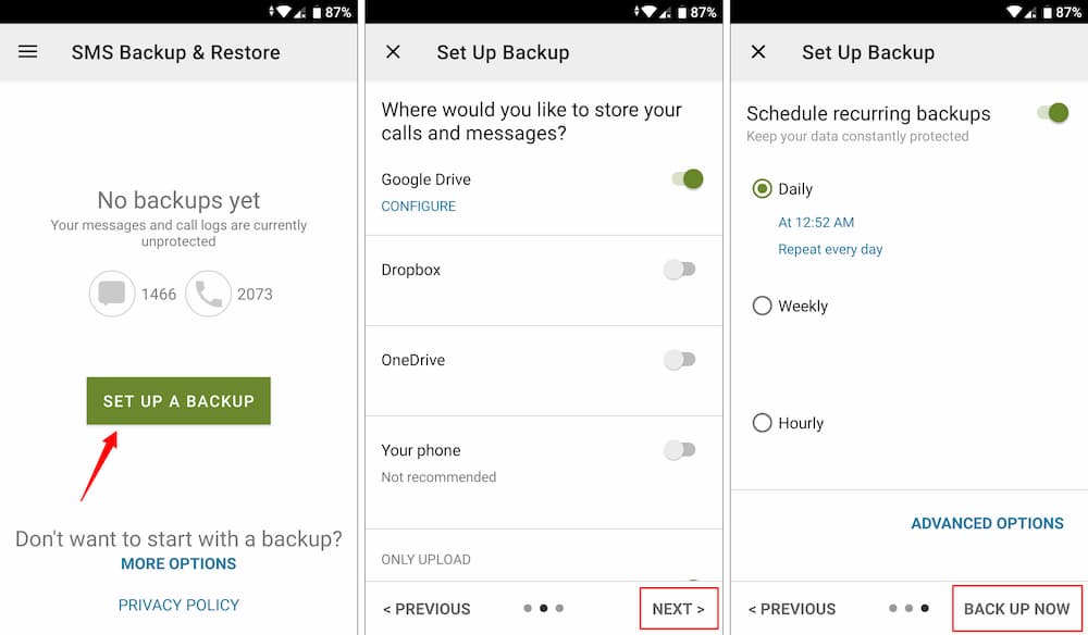 SMS Backup and Restore