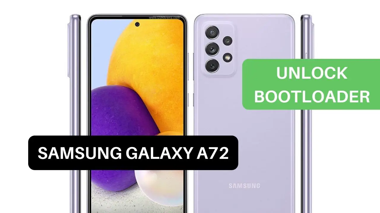 Unlock Bootloader Samsung Galaxy A72