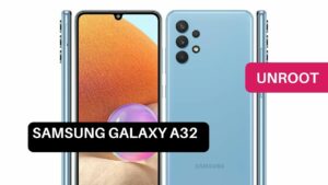 Unroot Samsung Galaxy A32