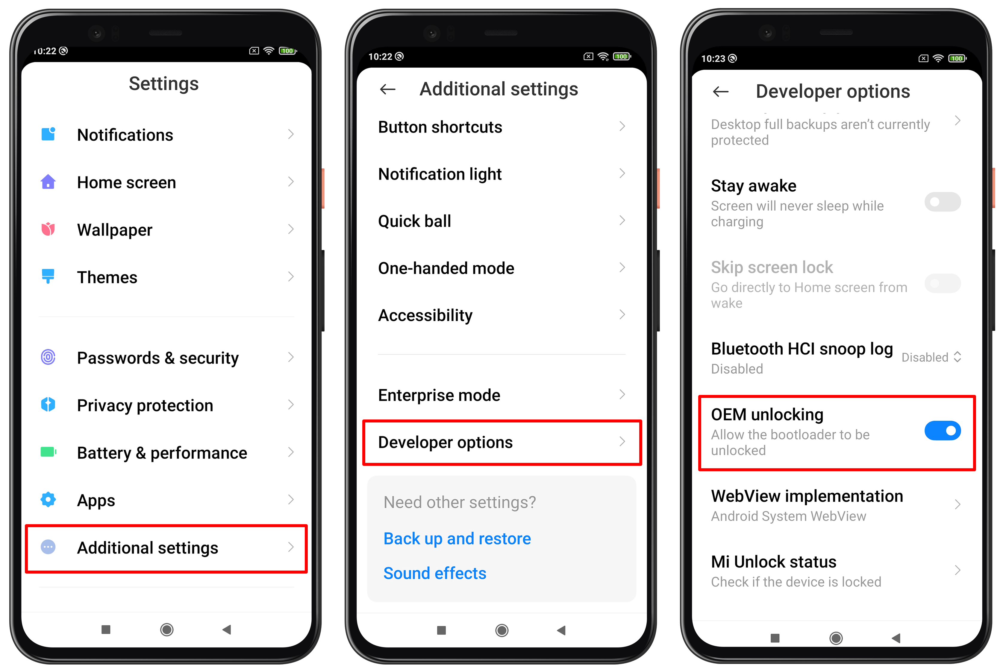 Xiaomi OEM Unlocking